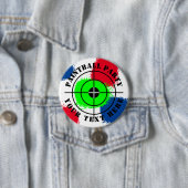 Aangepaste ronde pintball-knoppen op feestdag button 7,6 cm (In situ)