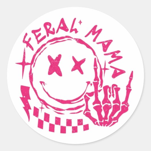 aangepaste ronde Sticker (Voorkant)