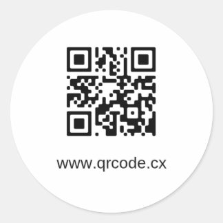 Aangepaste ronde ticker ronde sticker
