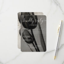 Aangepaste Röntgen-Sepia Donkere Tulpen Bruiloft