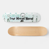 Aangepaste röntgenskeletten vanmiddag rol skateboard (Horizontaal)