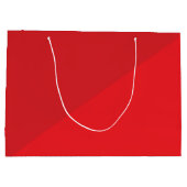 Aangepaste rood & goud Vrolijk Kerstfeest Groot Cadeauzakje (Achterkant)