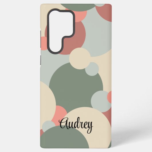 Aangepaste rood-groene molecule Samsung Phone Case Samsung Galaxy Hoesje (Achterkant)