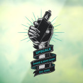 Aangepaste rook- en vape winkel Klein bedrijf Raamsticker (Vel 3)