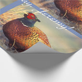 Aangepaste Rooster Fheasant Cadeaupapier (Hoek)