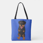 Aangepaste rottweiler draagtas (Achterkant)