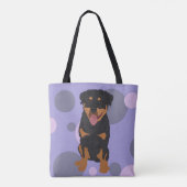 Aangepaste rottweiler draagtas (Achterkant)