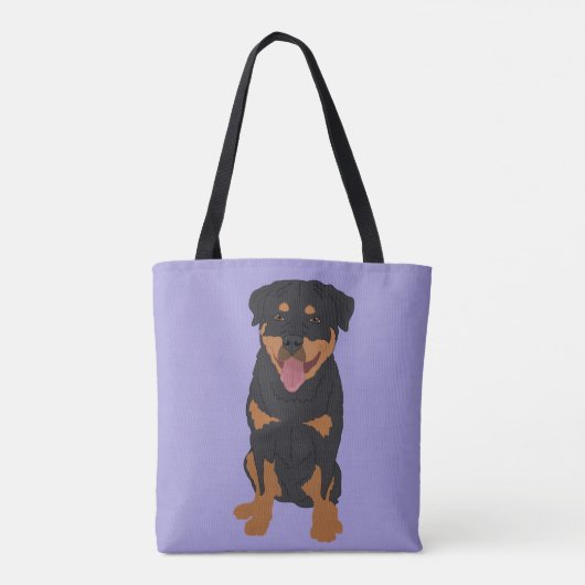 Aangepaste rottweiler draagtas (Achterkant)