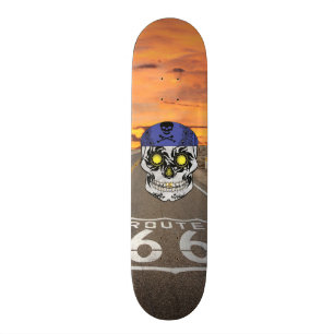 Aangepaste route 66 Snoep motorfiets Skateboard