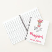 Aangepaste roze bijbel Verse Spiral Notitieboek (Binnen)