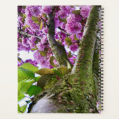 Aangepaste Roze Bloeiende Boom Kroon Foto - Planner (Achterkant)