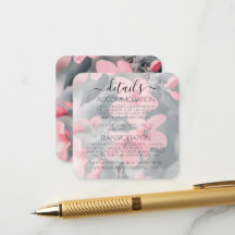 Aangepaste Roze Bloesems Groene Bladeren Details