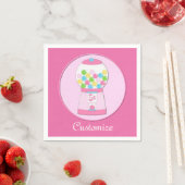 Aangepaste roze bruine machine servetten (Insitu)