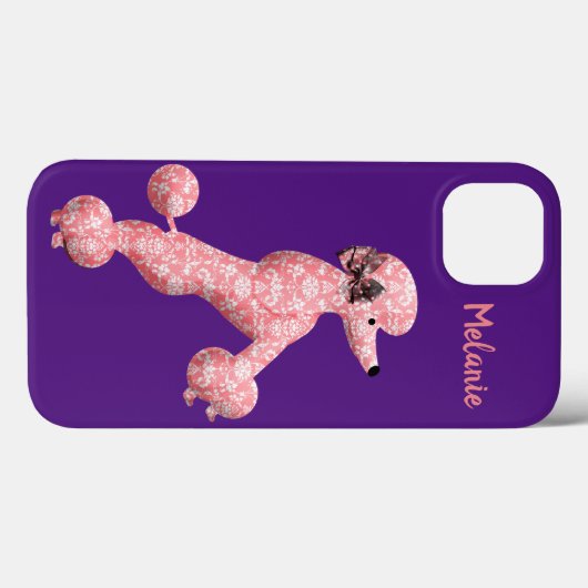 Aangepaste roze dansende portiel Case-Mate iPhone case (Achterkant (horizontaal))