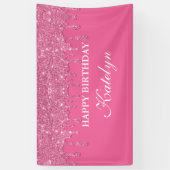 Aangepaste roze driftobanner spandoek (Verticaal)