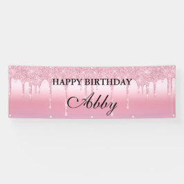 Aangepaste roze driftobanner spandoek