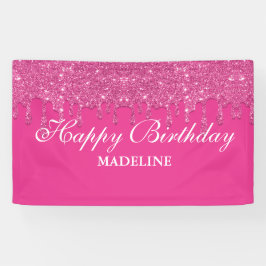 Aangepaste roze driftobanner spandoek