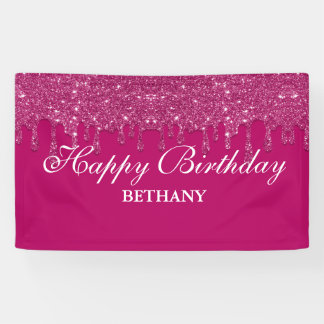 Aangepaste roze driftobanner spandoek