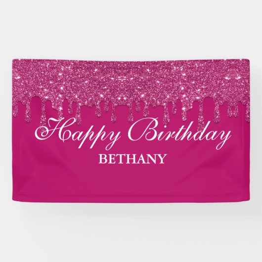 Aangepaste roze driftobanner spandoek (Horizontaal)