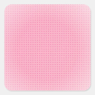 Aangepaste Roze En Witte Lege Sjabloon Klassiek Vierkante Sticker