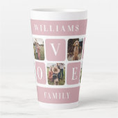 Aangepaste roze familie fotoliefhebber Mok (Voorkant)