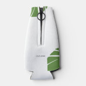 Aangepaste Roze Flamingo Bestemming Bachelorette Flesjeskoeler (Achterkant)