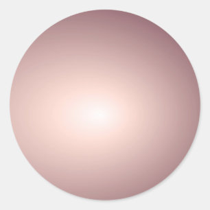 Aangepaste Roze Gouden Lege Sjabloon Voeg Uw Tekst Ronde Sticker