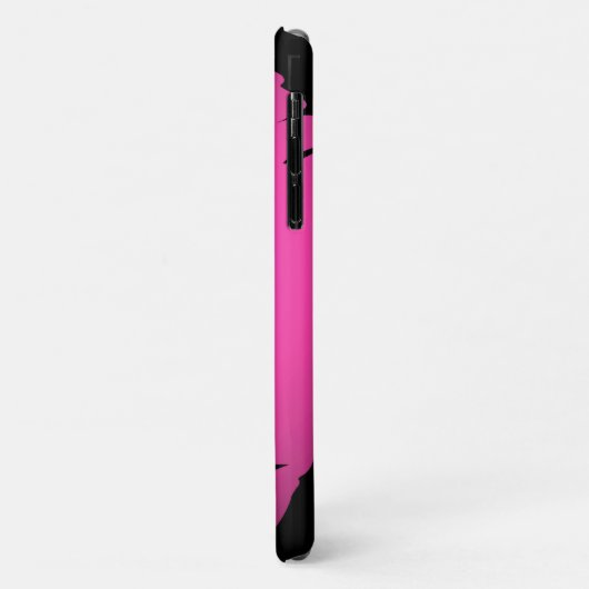 Aangepaste roze lips afdrukken Case-Mate iPhone case (Achterkant/links)