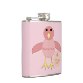 Aangepaste roze meisekuikerfles heupfles (Rechts)