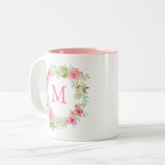 Aangepaste roze Mok (Voorkant links)