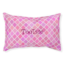 Aangepaste roze mozaïekdog