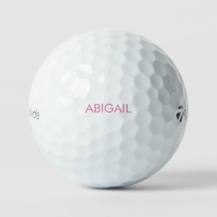 Aangepaste roze naam Taylor Made Golf Balls Golfballen