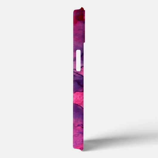 Aangepaste roze Paarse Waterverf Case-Mate iPhone Case (Achterkant / Rechts)