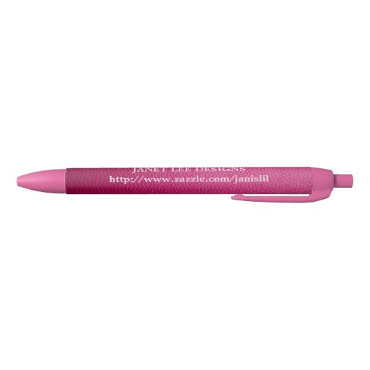 Aangepaste roze pen met textuur (Bodem)