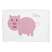 Aangepaste roze ronddraaitrappen kussensloop (Voorkant)