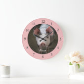 Aangepaste roze roze grote klok (Huis)