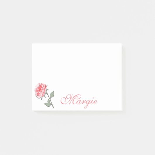 Aangepaste roze roze postit notities post-it® notes (Voorkant)
