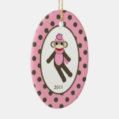 Aangepaste roze sokaap voor sierdoeleinden keramisch ornament (Rechts)