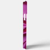 Aangepaste roze sprankelende diamanten hart patroo Case-Mate iPhone case (Achterkant / Rechts)