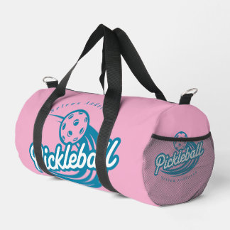 Aangepaste Roze Teal Pickleball Sportstas Plunjezak