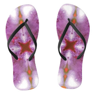 Aangepaste roze teenslippers