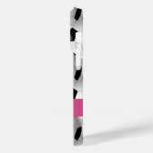 Aangepaste roze Voetbal Patroon Case-Mate iPhone Case (Achterkant / Links)