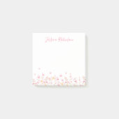 Aangepaste roze Waterverf Post-it® Notes (Voorkant)