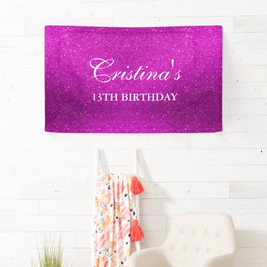 Aangepaste roze zolderdag banner (Insitu)