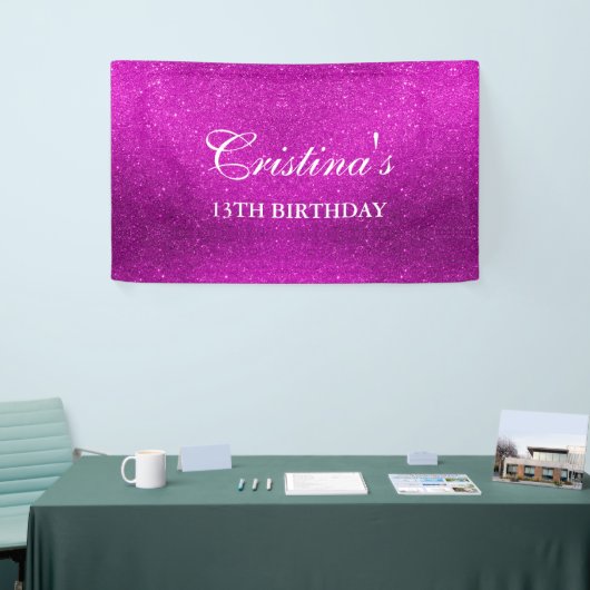 Aangepaste roze zolderdag banner (Beurs)