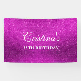 Aangepaste roze zolderdag banner