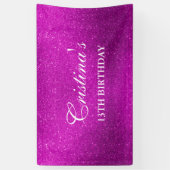 Aangepaste roze zolderdag banner (Verticaal)