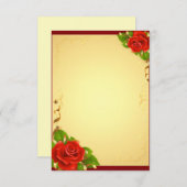 Aangepaste Rozen (Voorkant / Achterkant)