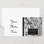 Aangepaste Rozen De datumfotokaart opslaan Save The Date (Voorkant / Achterkant)