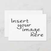 Aangepaste RSVP-kaart van 3,5 x 5,5 inch RSVP Kaartje (Voorkant / Achterkant)